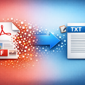 Exporte un PDF en texte